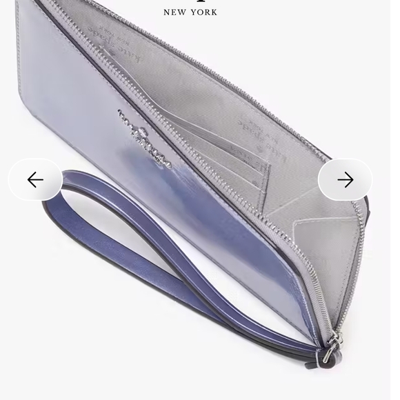 Kate Spade Light Purple Wristlet - Picture 2 of 3